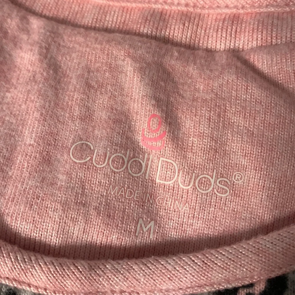 Medium Cuddl duds long sleeve pajama set